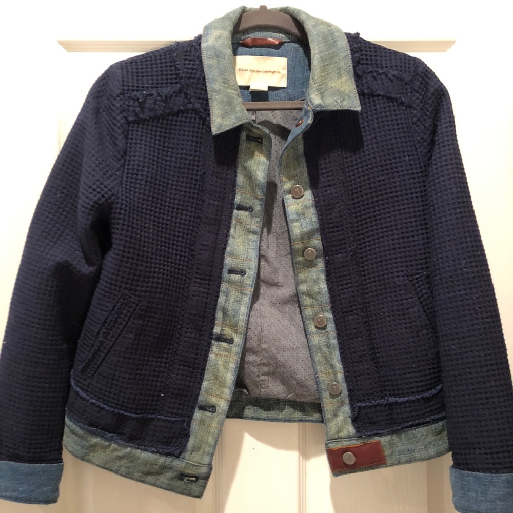 Anthropologie Pilcro Denim quilted Jacket